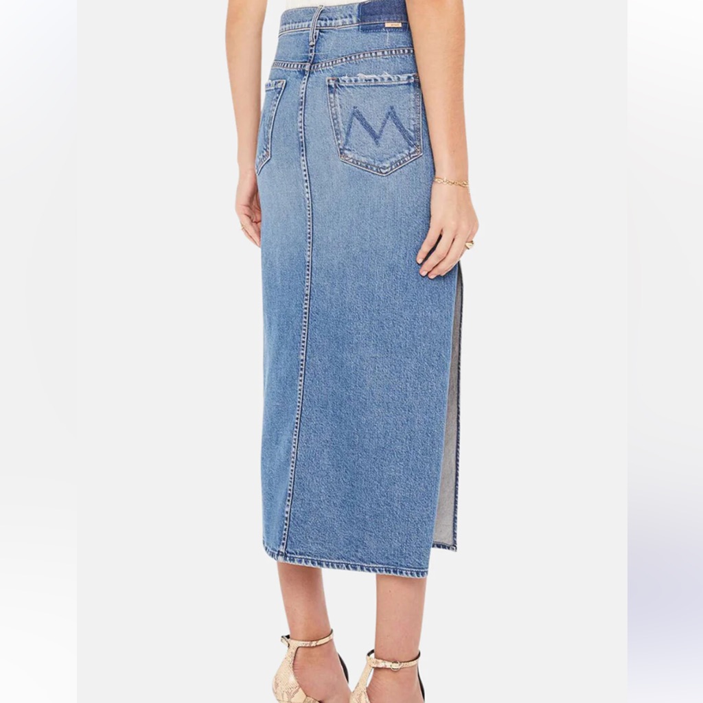 Mother Denim Skirt- The Split Second Strike A Pose - Size 28